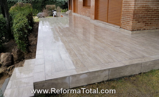 El Mejor Presupuesto de Pavimento Exterior Chalet Boadilla del Monte
