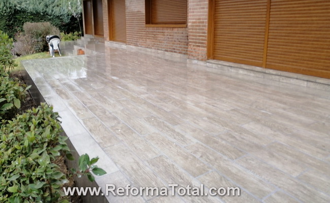 Precio Pavimento Exterior Chalet Boadilla del Monte