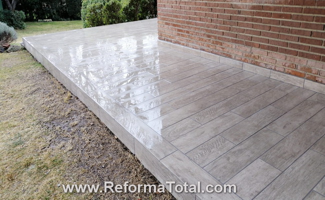 Precio Economico Pavimento Exterior Chalet Boadilla del Monte