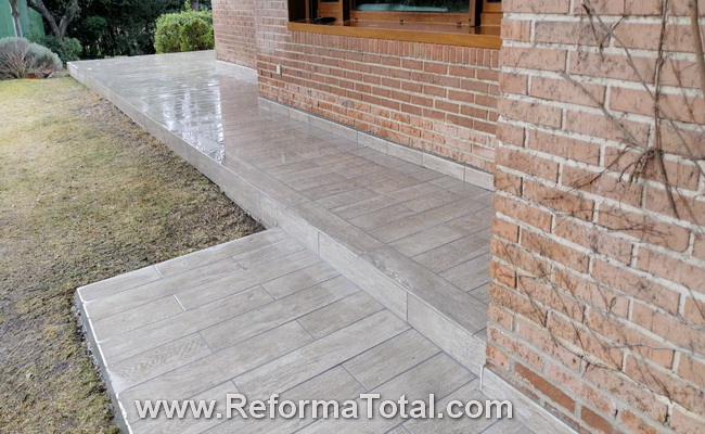 Precios Pavimento Exterior Chalet Boadilla del Monte