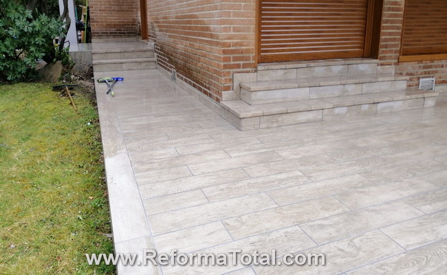 Precio Anticrisis Pavimento Exterior Chalet Boadilla del Monte